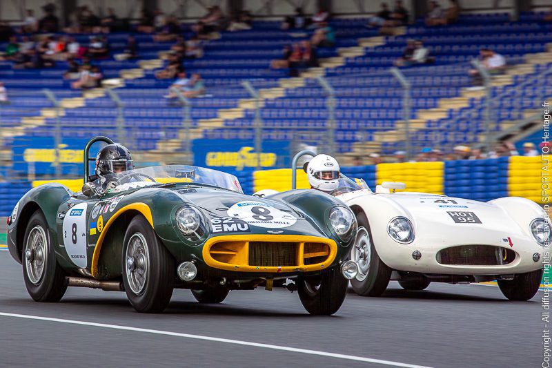Le Mans Classic 2023 – Plateau 2 – Aston Martin DB3S de 1958 - duel