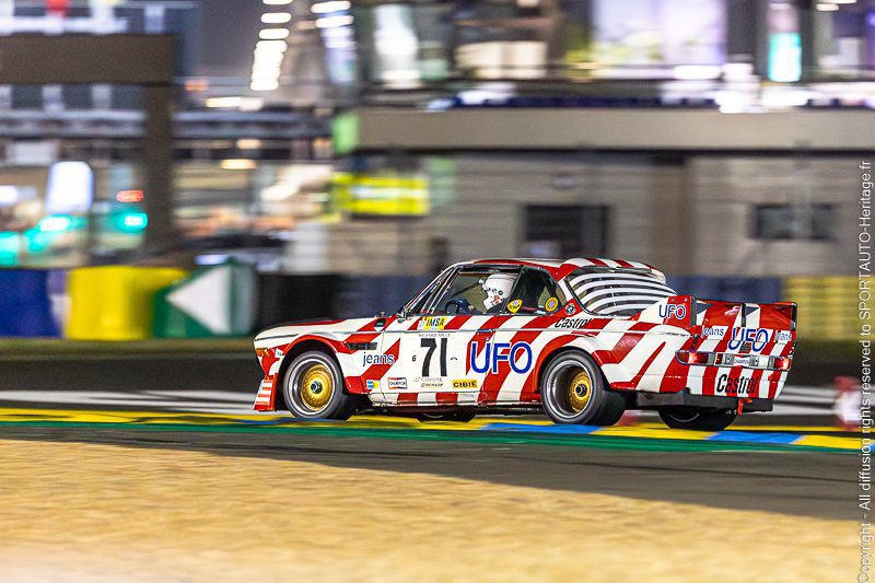 Sportauto-Heritage.fr - Le Mans Classic - Group 6 - Night Session-BMW 3.0 CSL - 1977