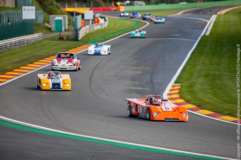 Sportauto-Heritage.fr - Spa Classic - CER1 - Chevron B19 emmène le peloton