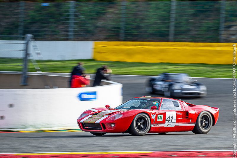 Sportauto-Heritage.fr - Spa Classic - Classic Endurance Racing 1 - GT40 à l'épingle de la Source