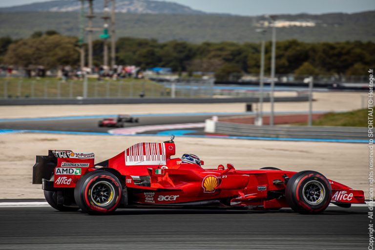 Grand Prix de France Historique - Formula 1 exhibit - Ferrari 2005