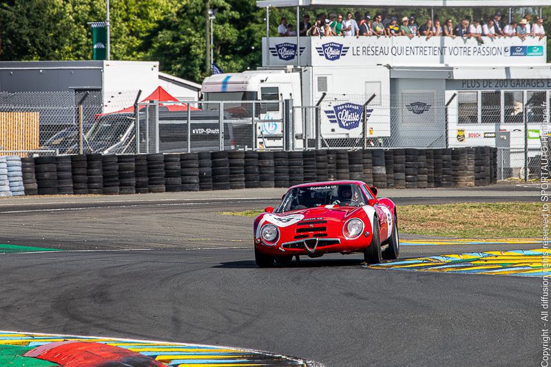 Le Mans Classic - Alfa Romeo Giulia TZ2 - 1965 - piste chicane