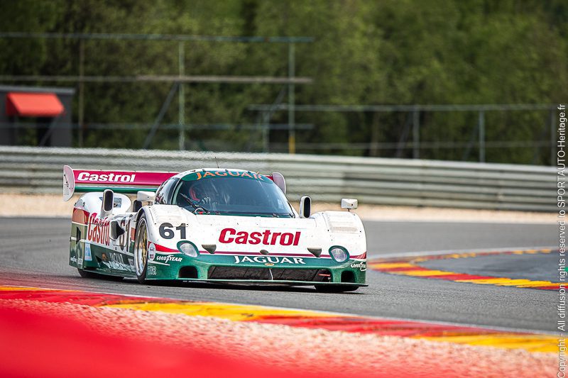 Sportauto-Heritage.fr - Spa Classic - Group C - Jaguar XJR10 (Zak Brown/Richard Dean) - Sortie des combes