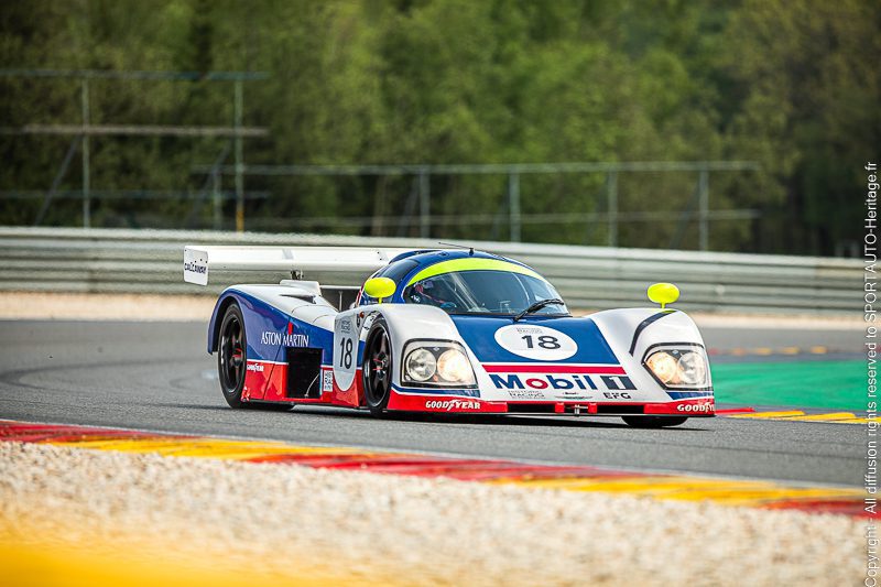 Sportauto-Heritage.fr - Spa Classic - Group C - Aston Martin AMR1 - Sortie des combes
