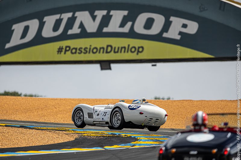 Sportauto-Heritage.fr - Le Mans Classic - Plateau 3 - Lister Knobbly Chevrolet - 1959 - on track