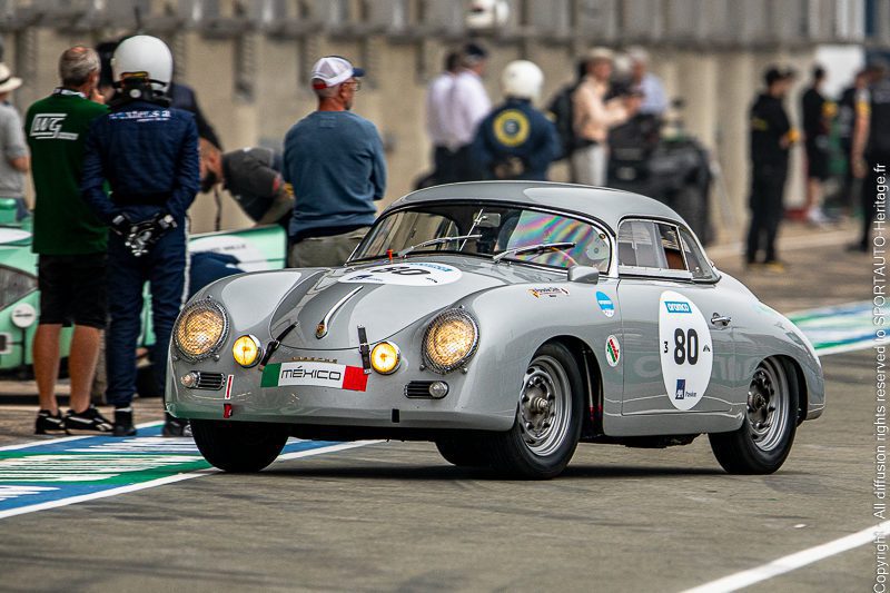 380 - PORSCHE - 356 A 1600 SPEEDSTER - 1959 - LE MANS CLASSIC - PLATEAU 3