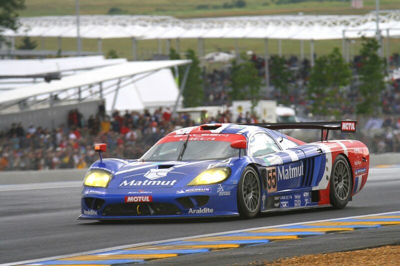 Saleen S7R - Stephane Ortelli, Soheil Ayari & Nicolas Lapierre exits Dunlop Chicane at the 2007 Le Mans