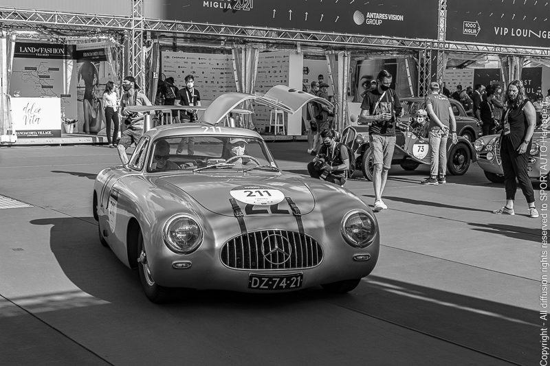 211 - MERCEDES BENZ 300 SL COUPE W194 PROTOTYPE - MILLE MIGLIA 2021