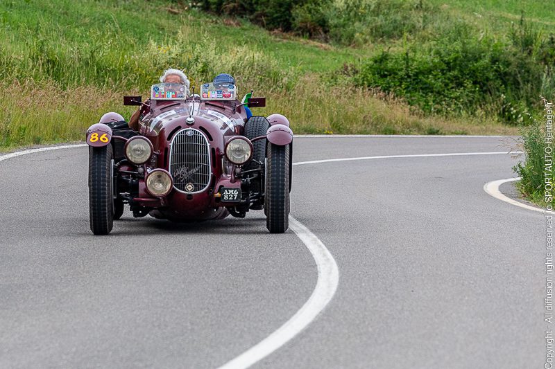 086 - ALFA ROMEO 8C 2900 BOTICELLA - 1936 - MILLE MIGLIA 2021
