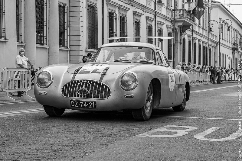 211 - MERCEDES BENZ 300 SL COUPE W194 PROTOTYPE - MILLE MIGLIA 2021