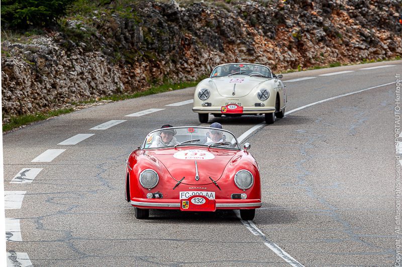 132 - Porsche 356 A 1600 Speedster - 1958 - Tour Auto 2023 - Les routes de France