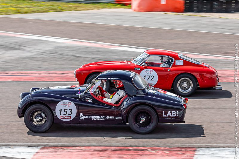 Tour Auto 2023 - Triumph TR3 - Circuit de Dijon Prenois