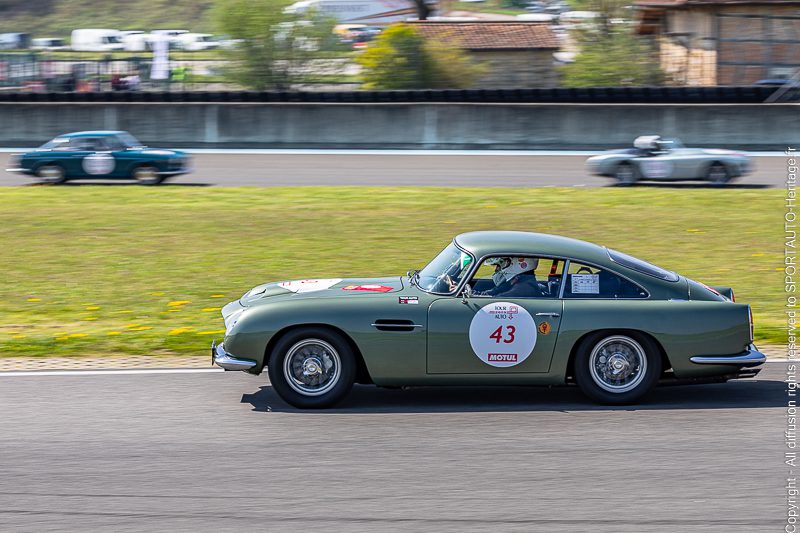 Tour Auto 2023 - Aston Martin DB5 - Circuit de la Bresse