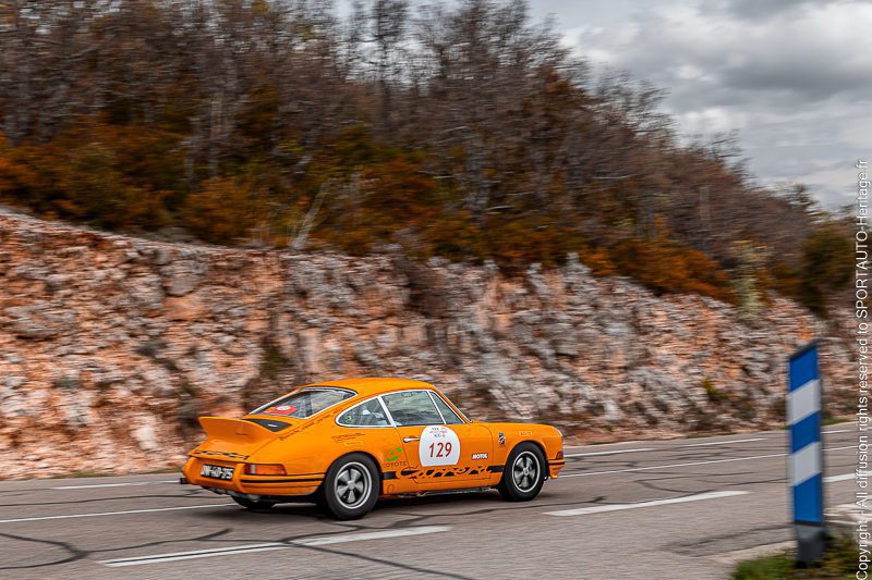129 - Porsche 911 Carrera RS 2.7 - 1973 - Tour Auto 2023 - Les routes de France