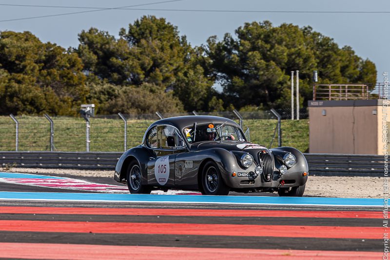 105 - JAGUAR XK140 - 1956 - Tour Auto 2023 - Circuit Paul Ricard