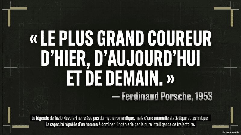Le plus grand coureur d'hier, d'aujourd'hui et de main : Tazio Nuvolari