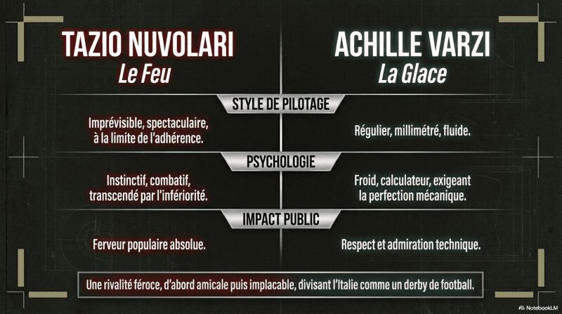 La rivalité avec Achille Varzi