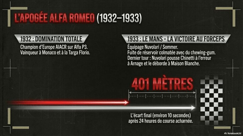 L'apogée Alfa Roméo