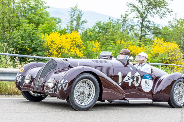 MM - 098 - ALFA ROMEO - 6C 2300 B MM SPIDER TOURING - 1938 - MILLE MIGLIA