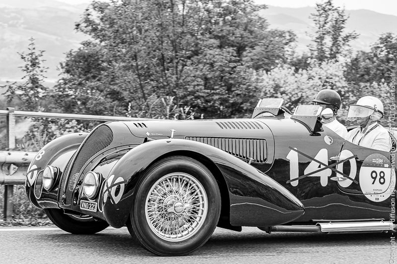 MM - 098 - ALFA ROMEO - 6C 2300 B MM SPIDER TOURING - 1938 - MILLE MIGLIA