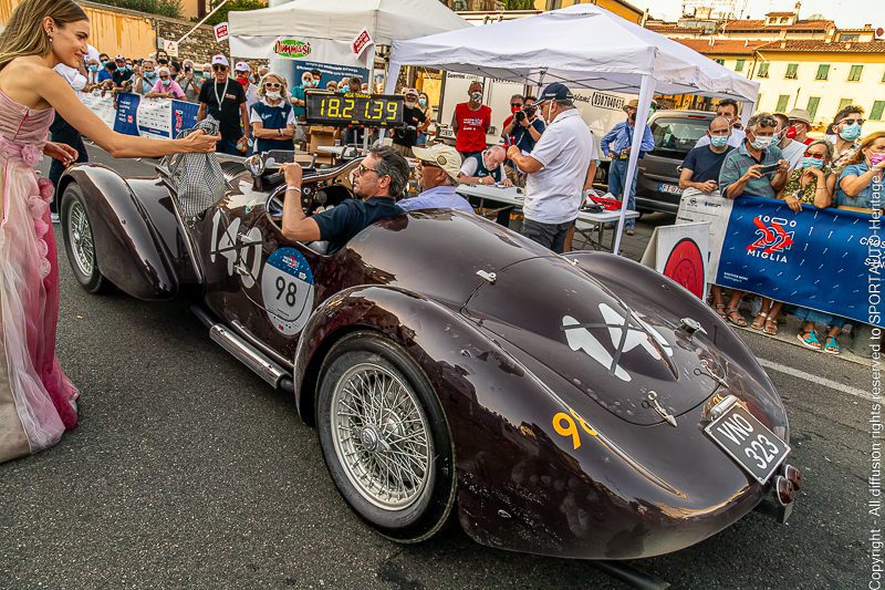 MM - 098 - ALFA ROMEO - 6C 2300 B MM SPIDER TOURING - 1938 - MILLE MIGLIA