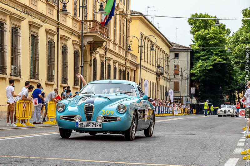 MM - 309 - ALFA ROMEO - 1900 SSZ ZAGATO - 1955 - MILLE MIGLIA