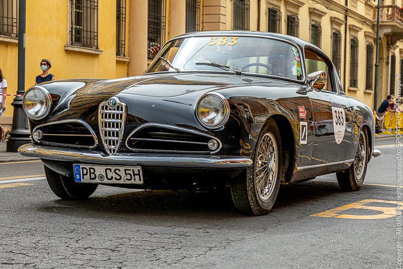 MM - 383 - ALFA ROMEO - 1900 C SUPER SPRINT TOURING - 1956 - MILLE MIGLIA