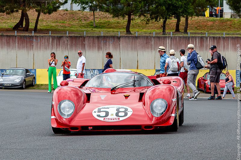LE MANS CLASSIC 2022 - CIRCUIT LE MANS HISTORIQUE - FERRARI 312 P - 1969