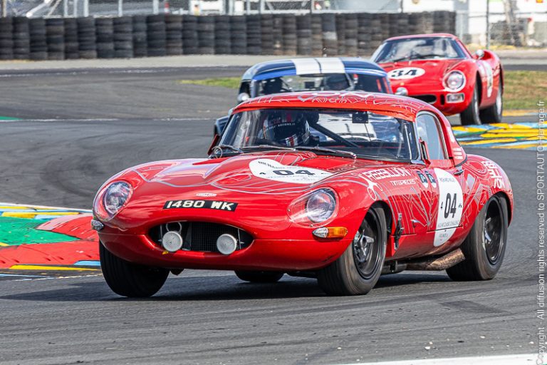 004 - JAGUAR E-TYPE 3.8 - 1962 - LE MANS CLASSIC 2022 - CIRCUIT LE MANS HISTORIQUE