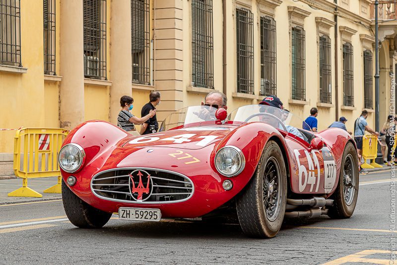 277 - MASERATI - A6 GCS/53 - 1954 - Millle Miglia Historica 2021 - Crédit : Hphoto.fr