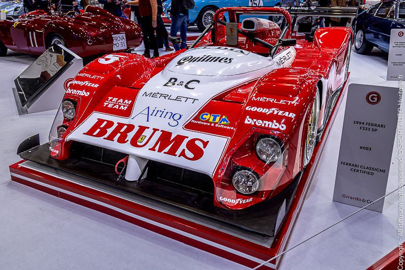 FERRARI - F333 SP - 1994 - Chassis #003 - Retromobile - Girardo & Co