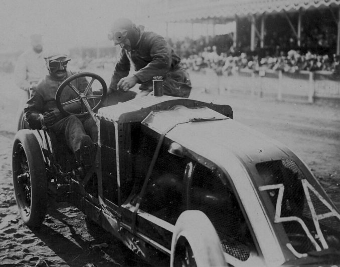 Ferenc Szisz au Grand Prix automobile de France 1906