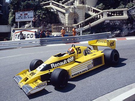 La Renault RS01 - au Grand Prix de Monaco en 1978