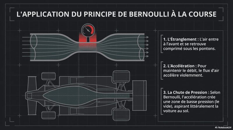 L'application du principe de Bernoulli à la course
