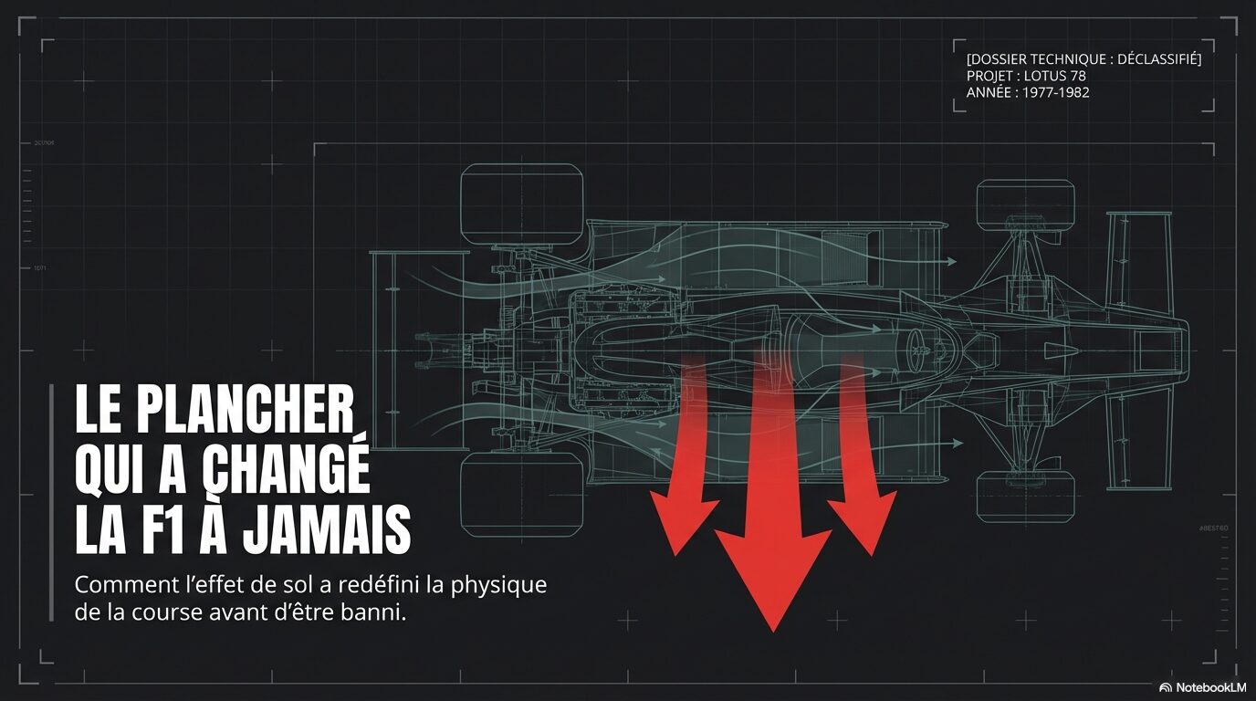L&rsquo;Effet de sol en Formule 1