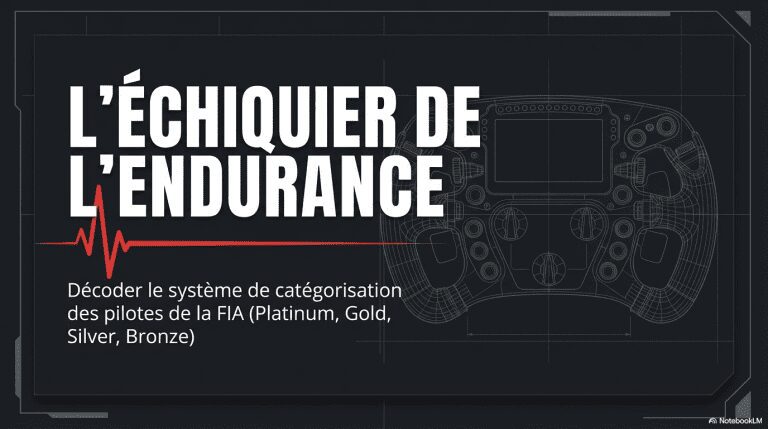 Catégories de pilotes FIA : Bronze, Silver, Gold, Platinum — à quoi ça sert ?