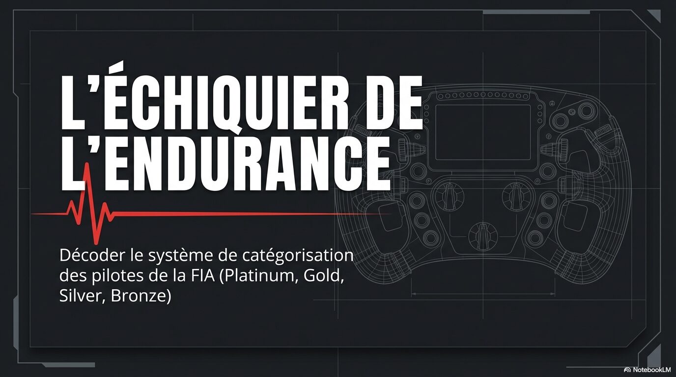Catégories de pilotes FIA : Bronze, Silver, Gold, Platinum — à quoi ça sert ?