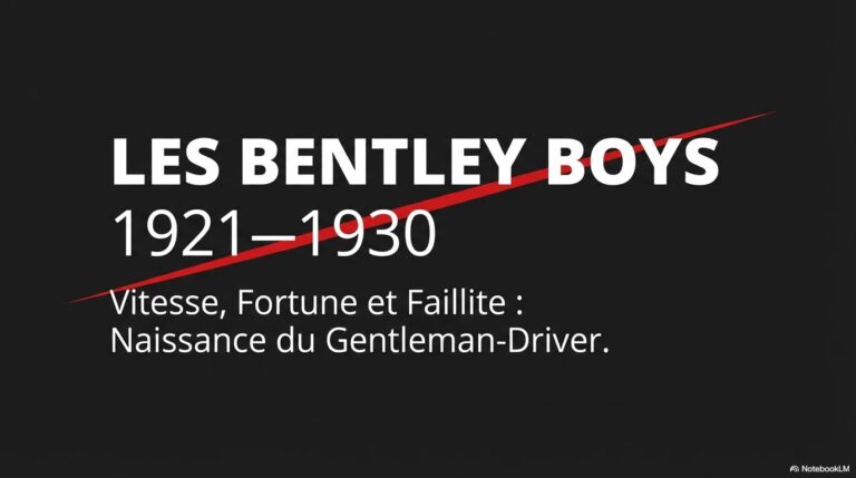 BENTLEY BOYS : Naissance du Gentleman Driver