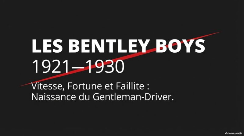 BENTLEY BOYS : Naissance du Gentleman Driver