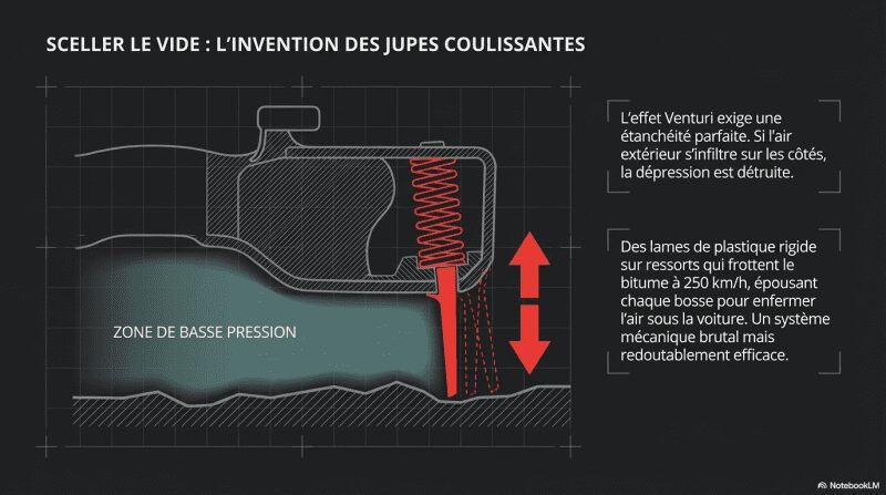 Effet de sol en Formule 1 : : sceller le vide