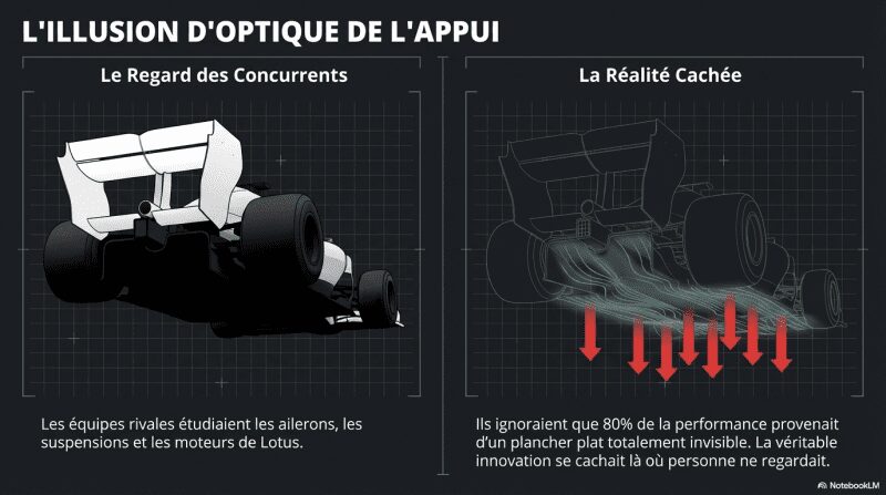 Effet de sol en Formule 1 : l'illusion de l'appui