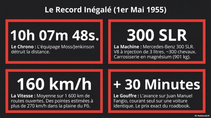 Mille Miglia 1955 : Le record inégalé