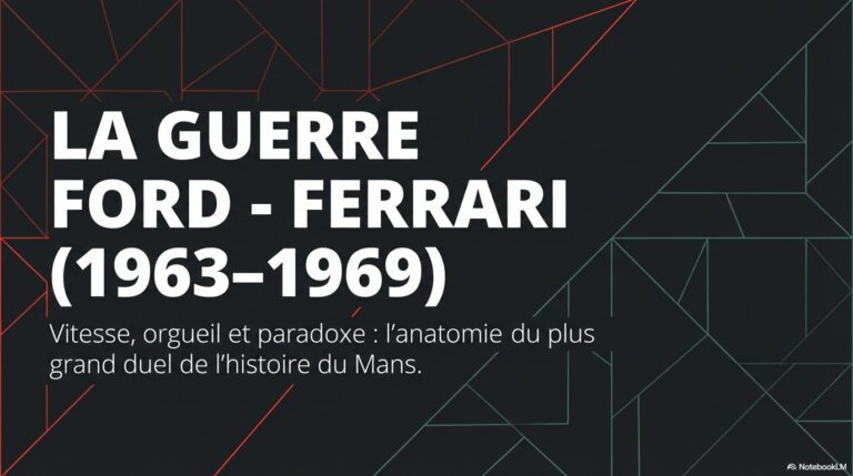 La guerre Ford Ferrari (1963-1969)
