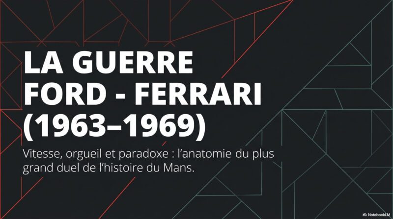 La guerre Ford Ferrari (1963-1969)
