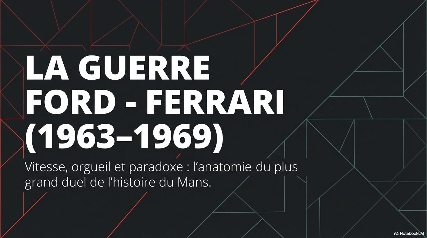 La guerre Ford Ferrari (1963–1969)