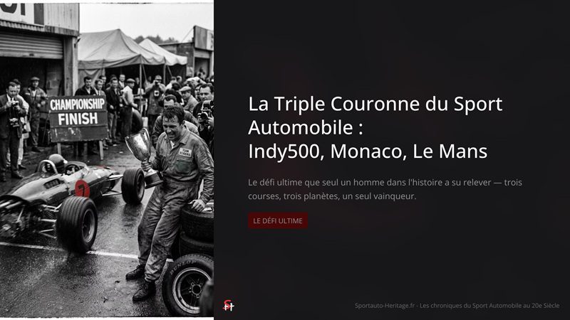 Triple Crown - La triple couronne, le défi ultime du sport automobile