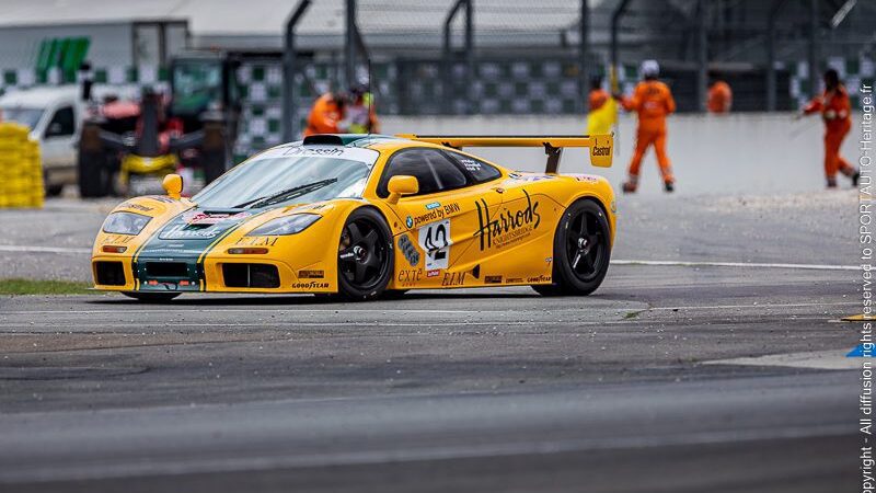 McLaren F1 GTR BMW, équipe Kokusai Kaihatsu run par Yannick Delmas - Le Mans Classic 2023 - crédit Hphoto.fr
