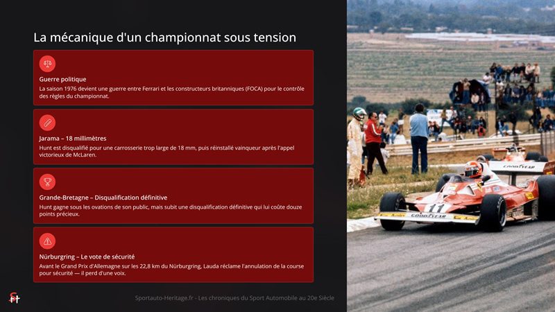 La mécanique d'un championnat sous tension