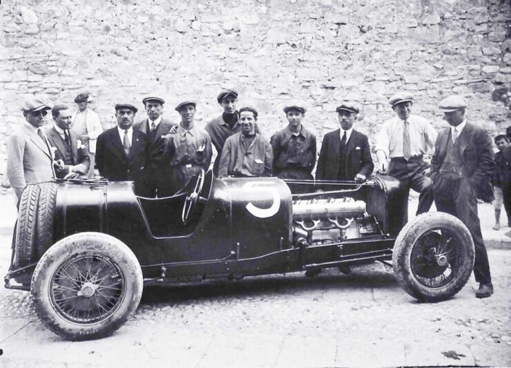 14 Avril 1926 - Targa Florio - Equipe Maserati et la Tipo 26