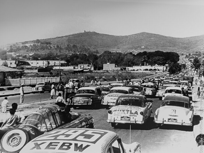 Grille de départ de la Carrera Panamericana 1953 - Etape Oaxaca - Puebla